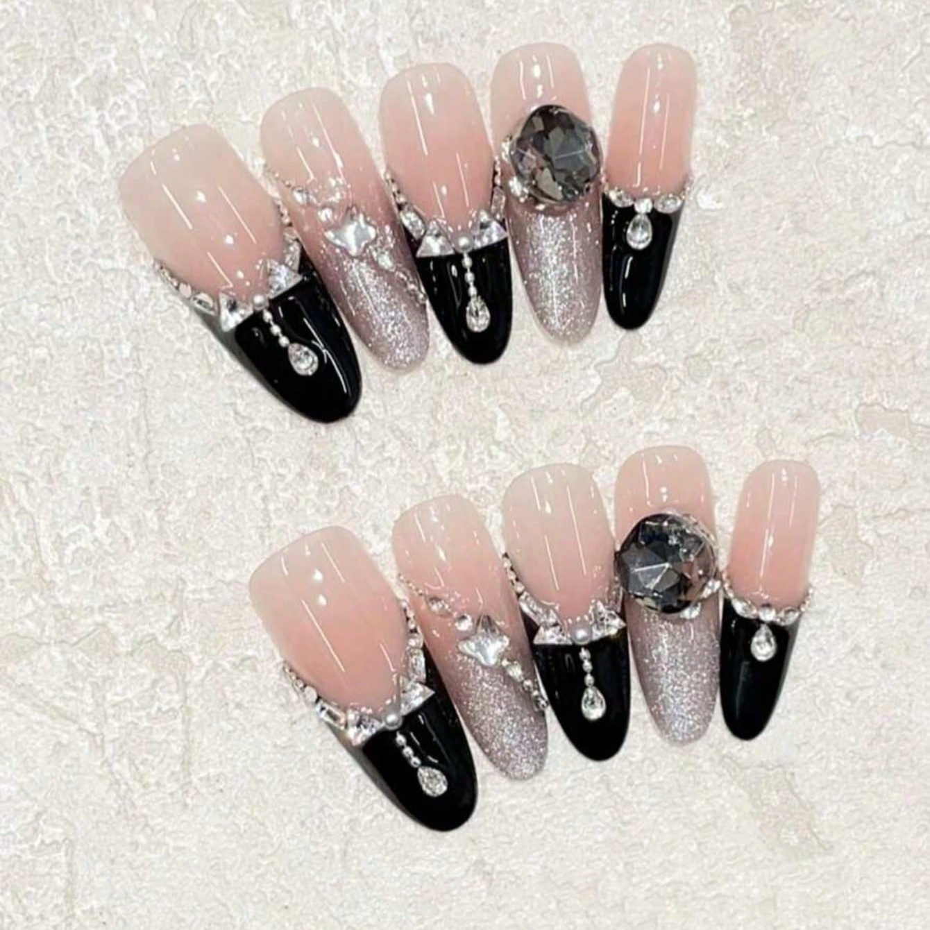 Nail Art Quirky - 10 шт. длинных накладных ногтей формы