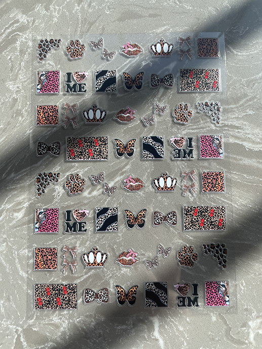 Nail Art Nail Art - Мини-наклейки из ПВХ с милым рисунком
