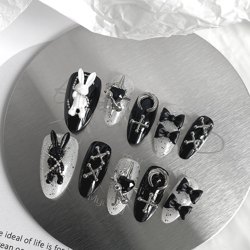 Nail Art Aesthetic - 10 шт. Накладные ногти ручной работы