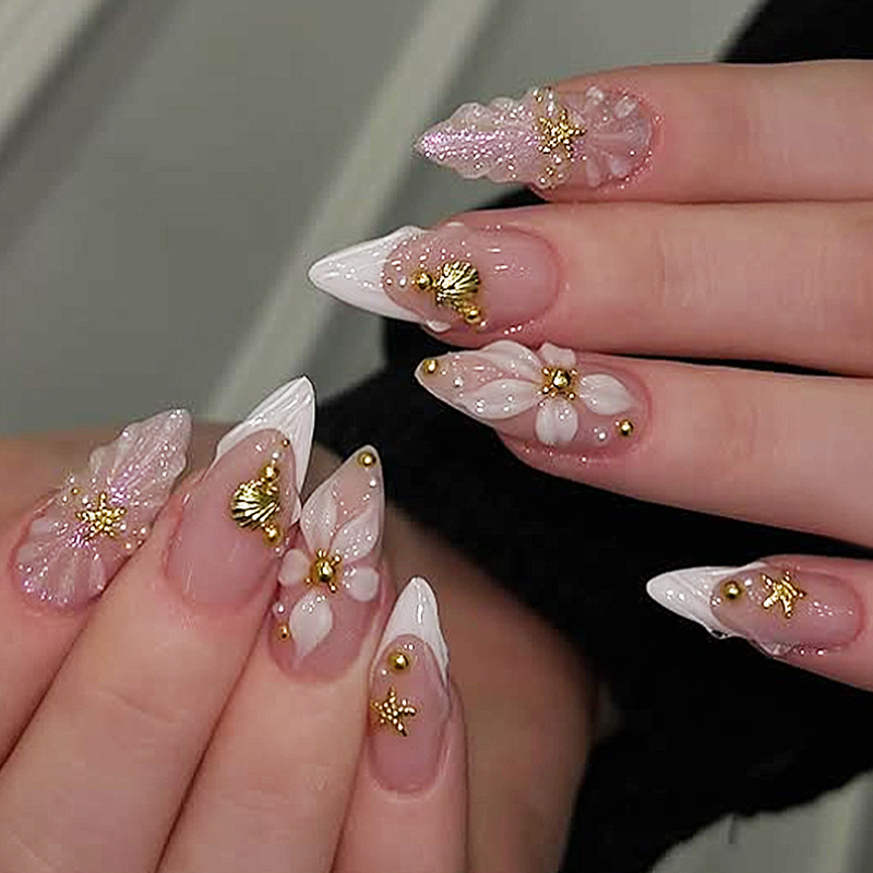 Nail Art Aesthetic - 24 шт. готовых накладных ногтей в