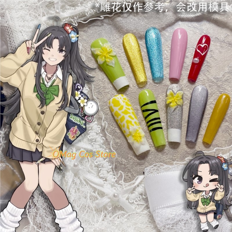Nail Art Nail Art - Накладные ногти Girls Band Cry Anon