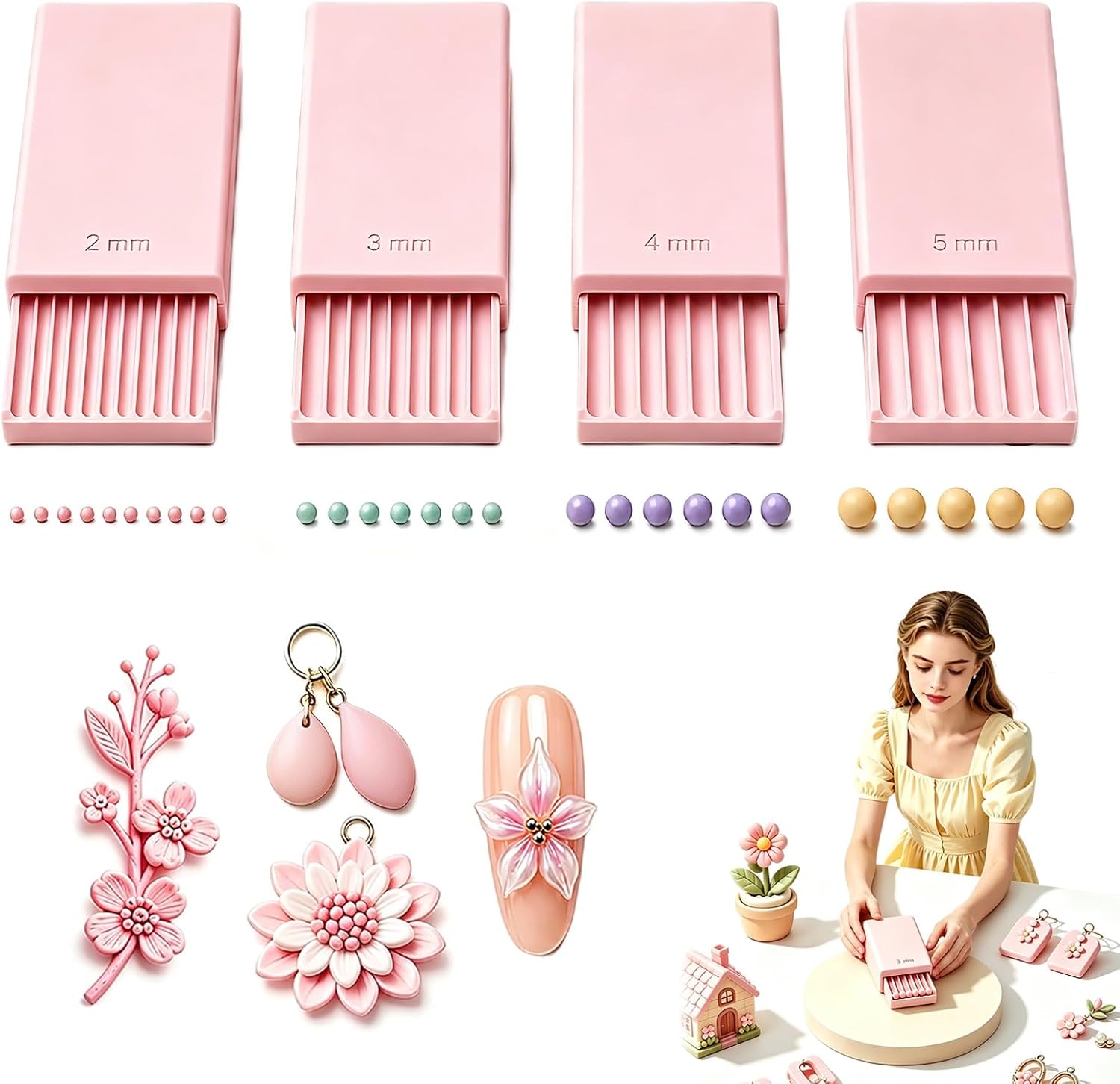 Nail Art Gel - Инструмент для создания 3D-гелевых шариков из