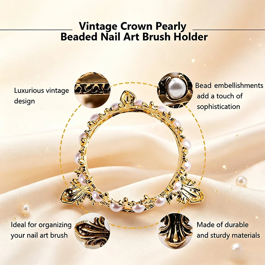 Подставка для кистей для маник – обзор и цена Nail Art Vintage