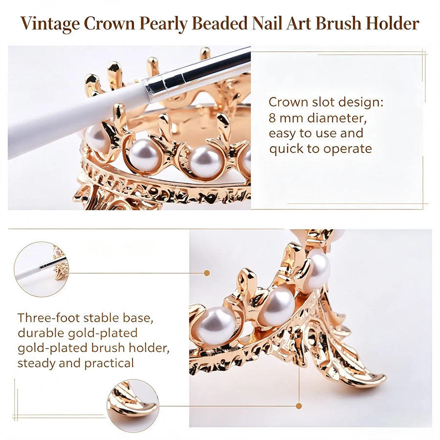 Подставка для кистей для маник – обзор и цена Nail Art Vintage