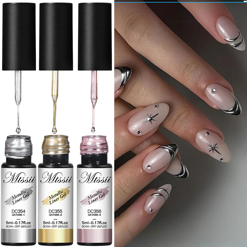 MTSSII 2/3 шт. Гель-лак для но – обзор и цена Nail Art Rose Gold