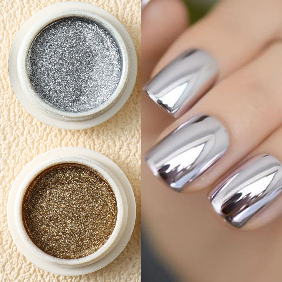 6 шт., золотой металлик, зерка – обзор и цена Nail Art Rose Gold