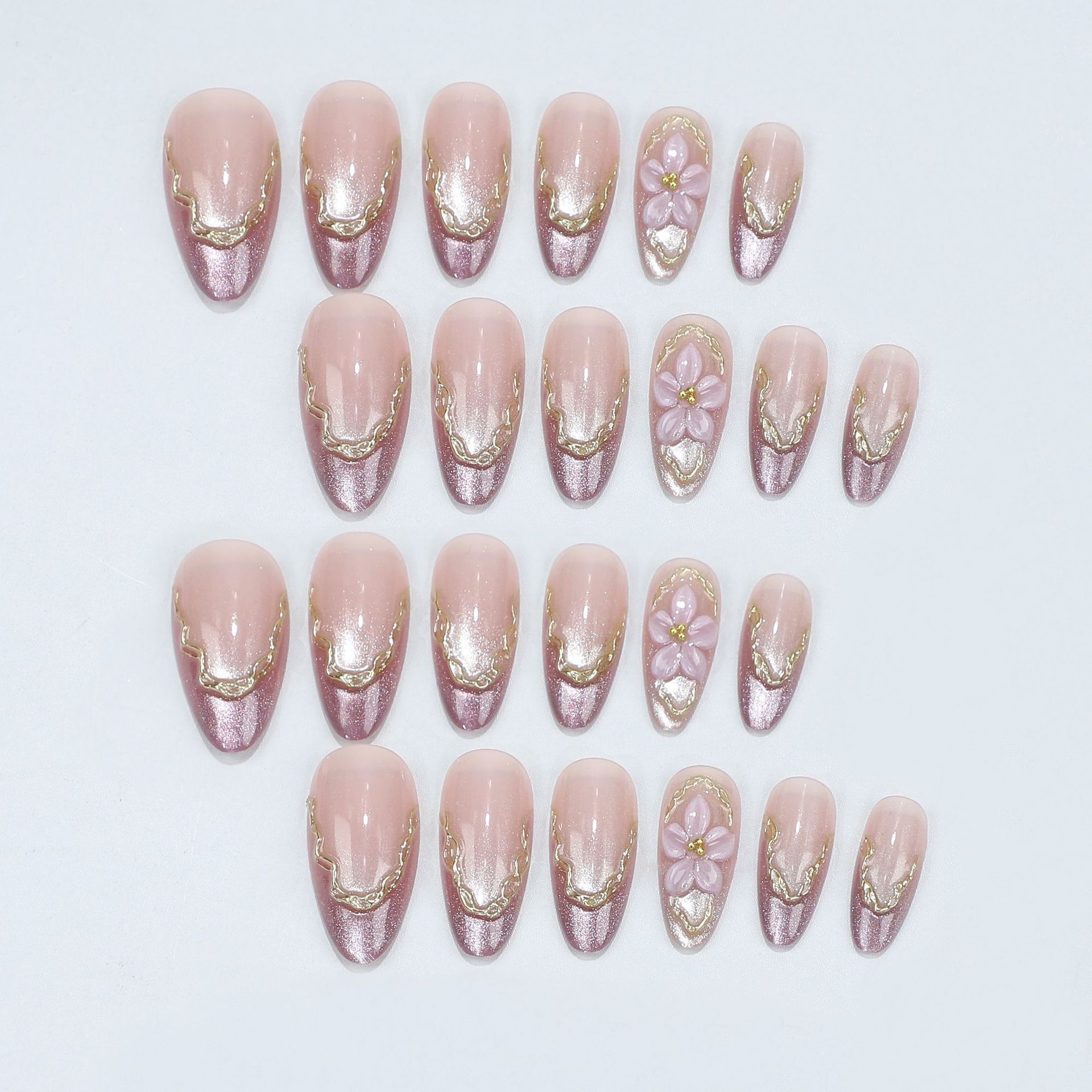 3D-цветы, искусственные ногти  – обзор и цена Nail Art Aesthetic