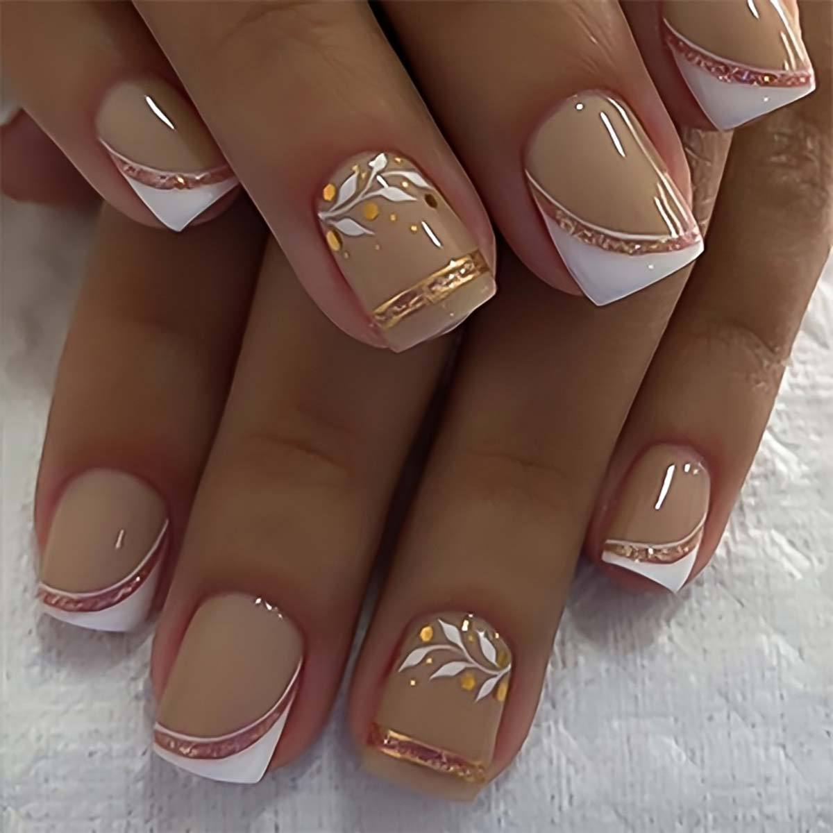 Накладные ногти Nude Short Squ – обзор и цена Nail Art Aesthetic