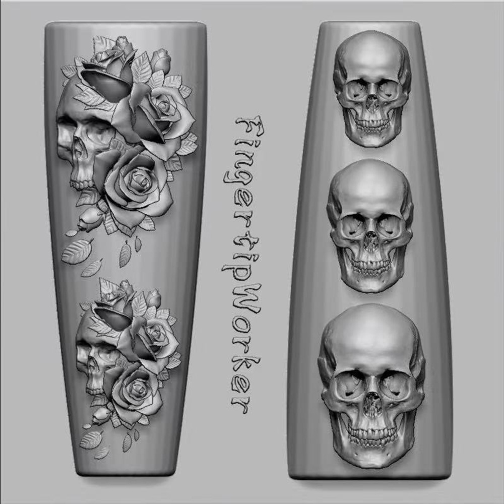 Набор из 2 силиконовых форм дл – обзор и цена Nail Art Vintage