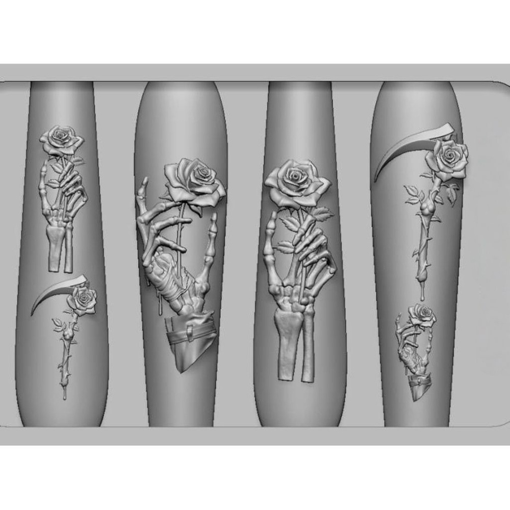 Набор из 2 силиконовых форм дл – обзор и цена Nail Art Vintage
