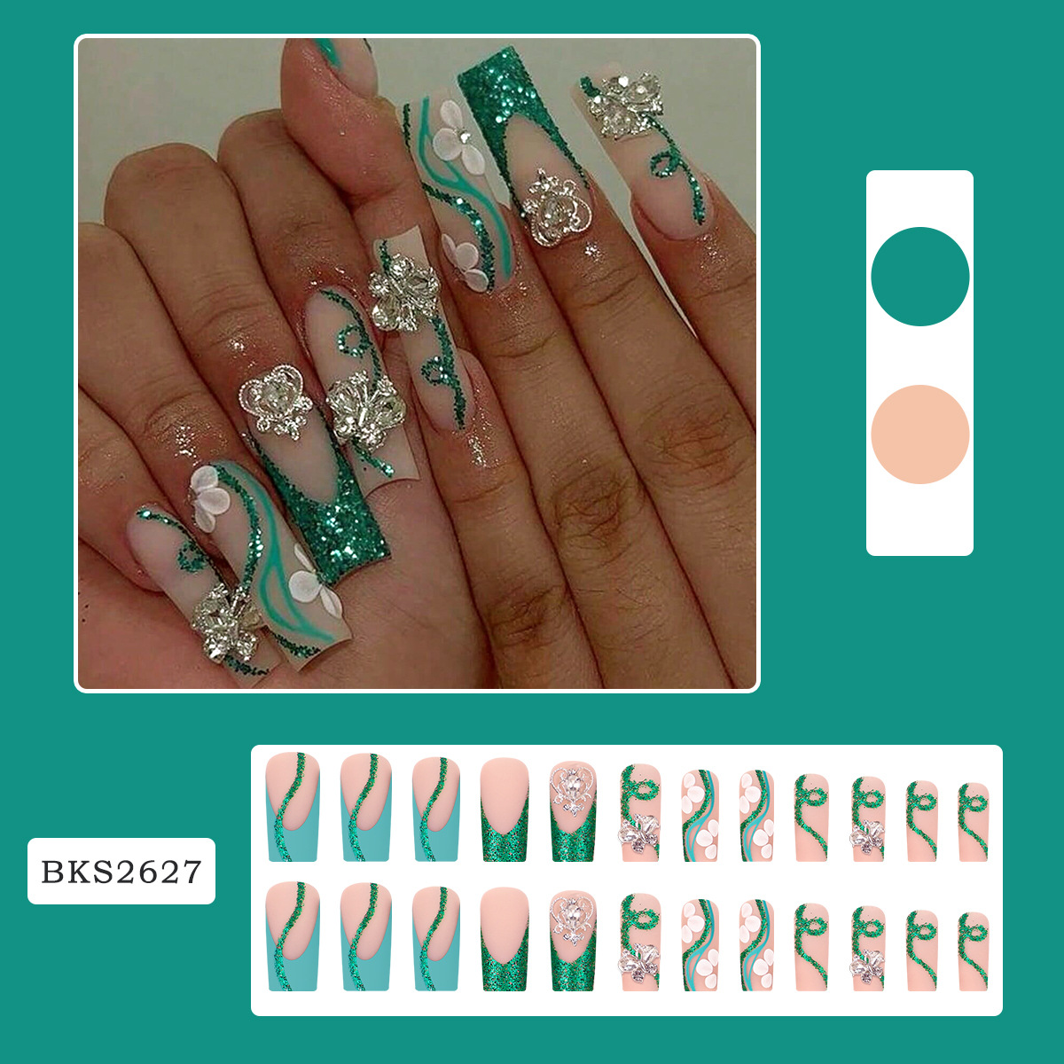 Накладные ногти на длинный гро – обзор и цена Nail Art Aesthetic