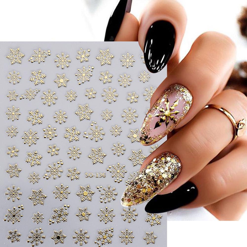 Рождественские наклейки для ди – обзор и цена Nail Art Xmas Stickers