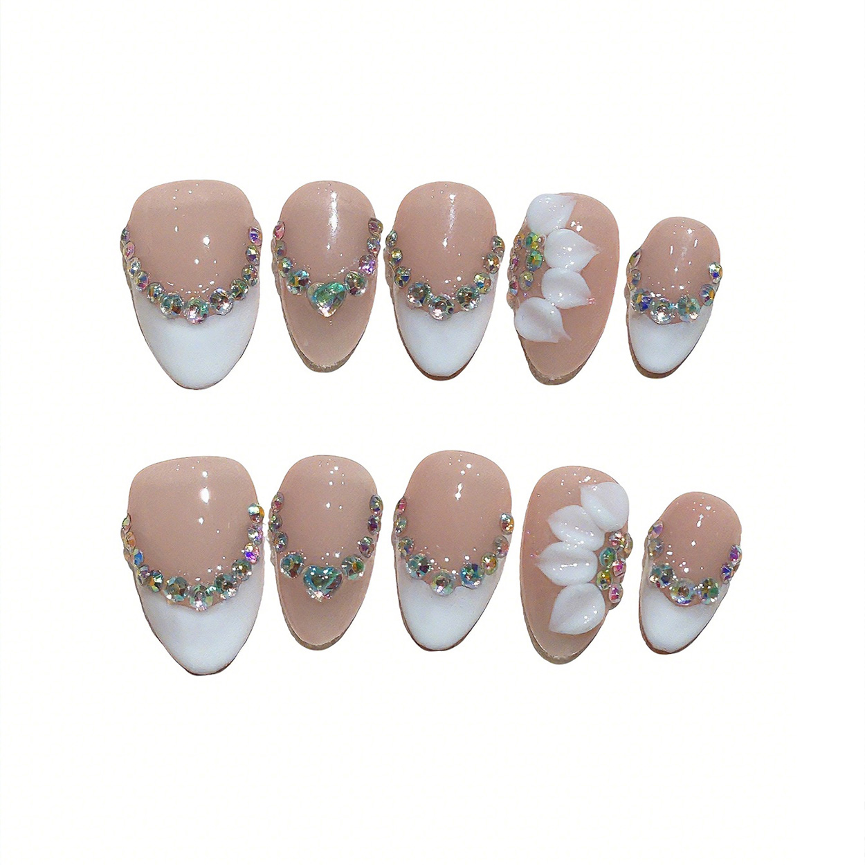 Набор из 10 коротких накладных – обзор и цена Nail Art Fake