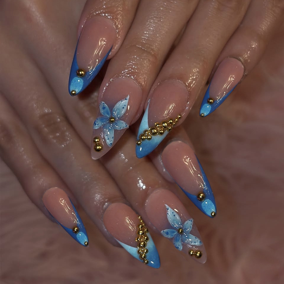 Накладные ногти цвета нюд с ро – обзор и цена Nail Art Quirky