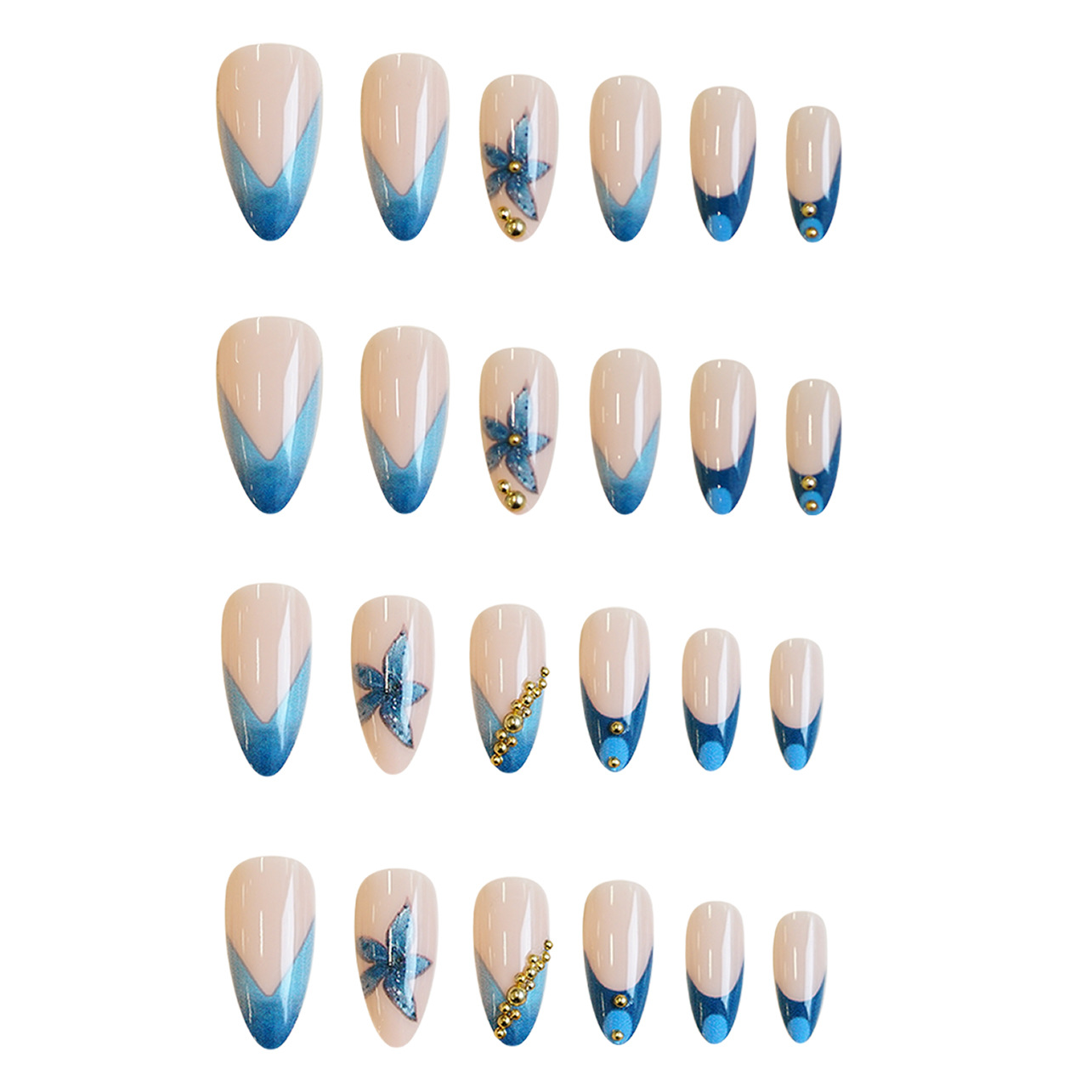 Накладные ногти цвета нюд с ро – обзор и цена Nail Art Quirky