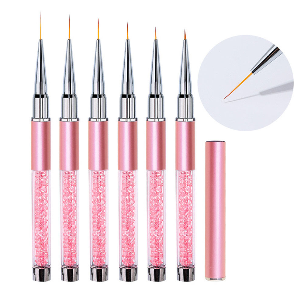 Набор из 6 акриловых кистей дл – обзор и цена Nail Art Rame
