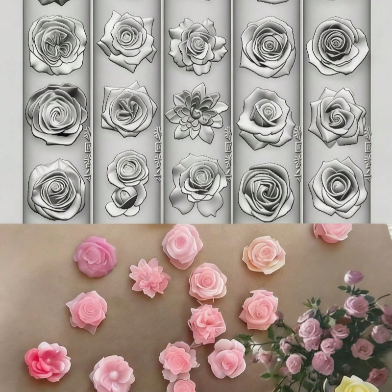 Элегантная силиконовая форма д – обзор и цена Nail Art Vintage