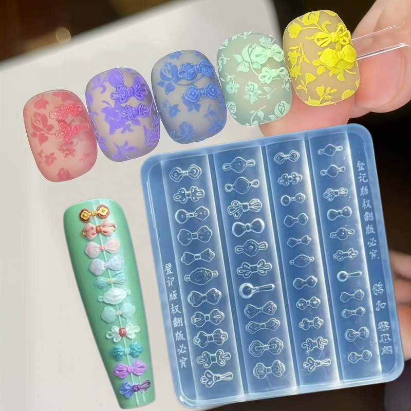 Силиконовая форма для дизайна  – обзор и цена Nail Art Vintage