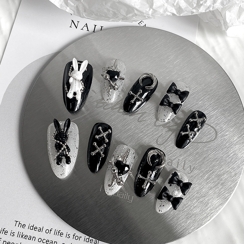 10 шт. Накладные ногти ручной  – обзор и цена Nail Art Aesthetic