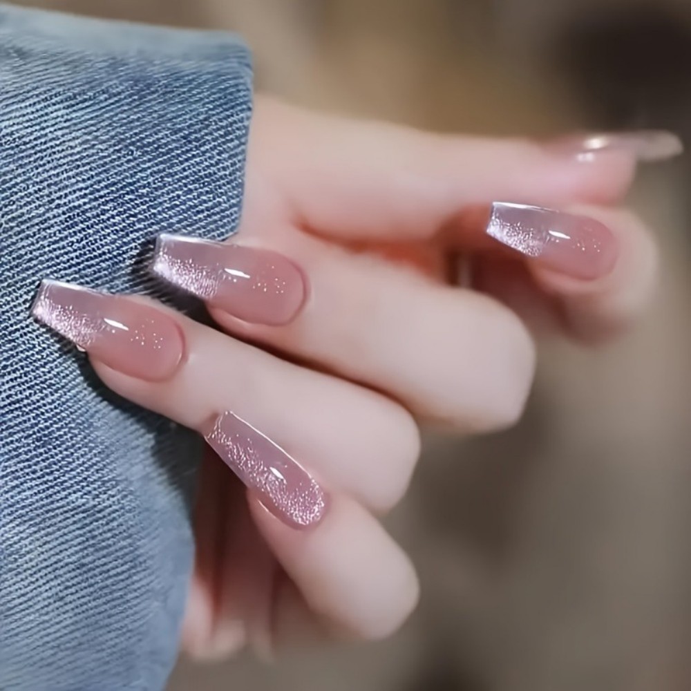 24 шт. блестящих розовых накла – обзор и цена Nail Art Aesthetic