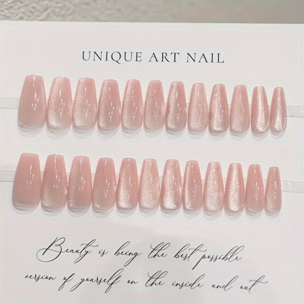 24 шт. блестящих розовых накла – обзор и цена Nail Art Aesthetic