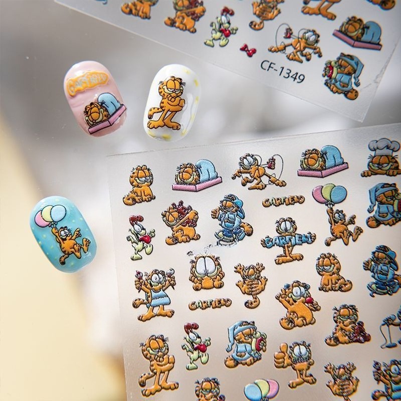 Новые наклейки для ногтей Garf – обзор и цена Nail Art Quirky