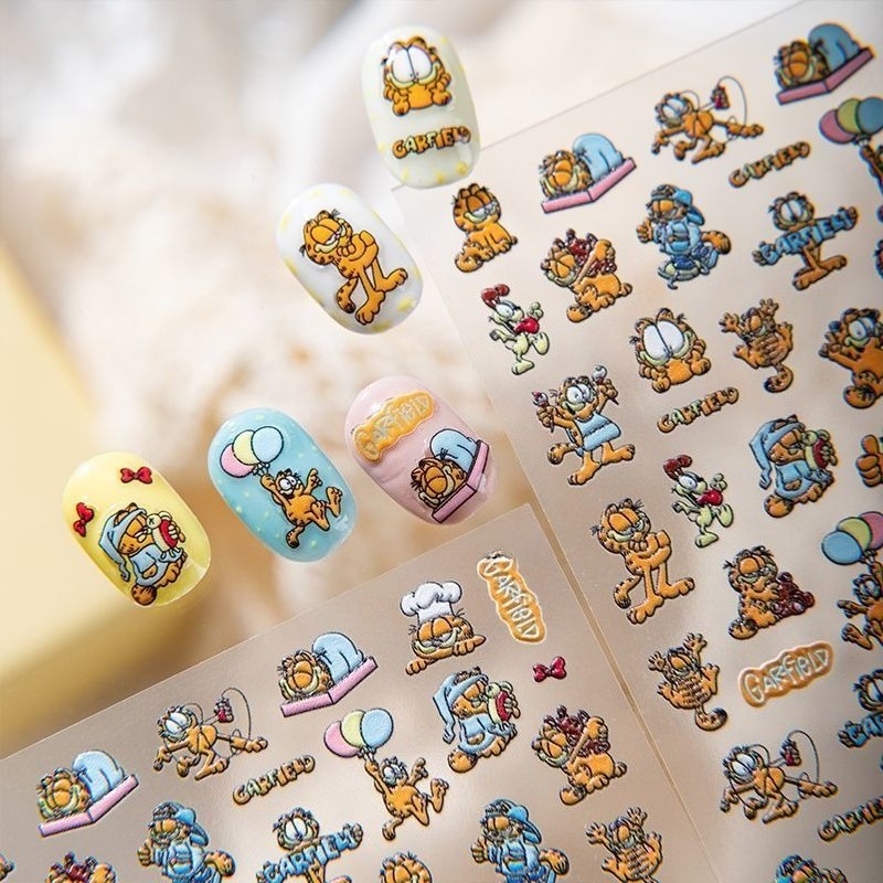Новые наклейки для ногтей Garf – обзор и цена Nail Art Quirky