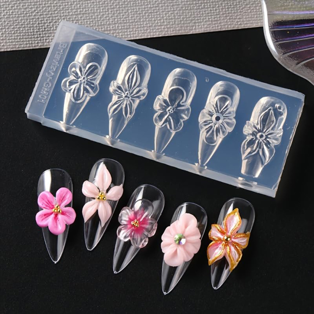 Силиконовые 3D-формы для дизай – обзор и цена Nail Art Vintage