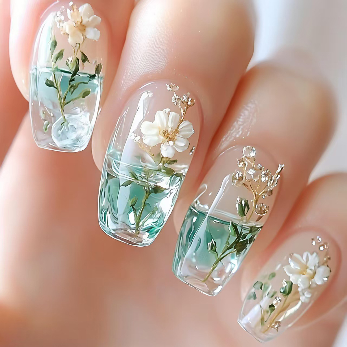 Искусственные накладные ногти  – обзор и цена Nail Art Aesthetic