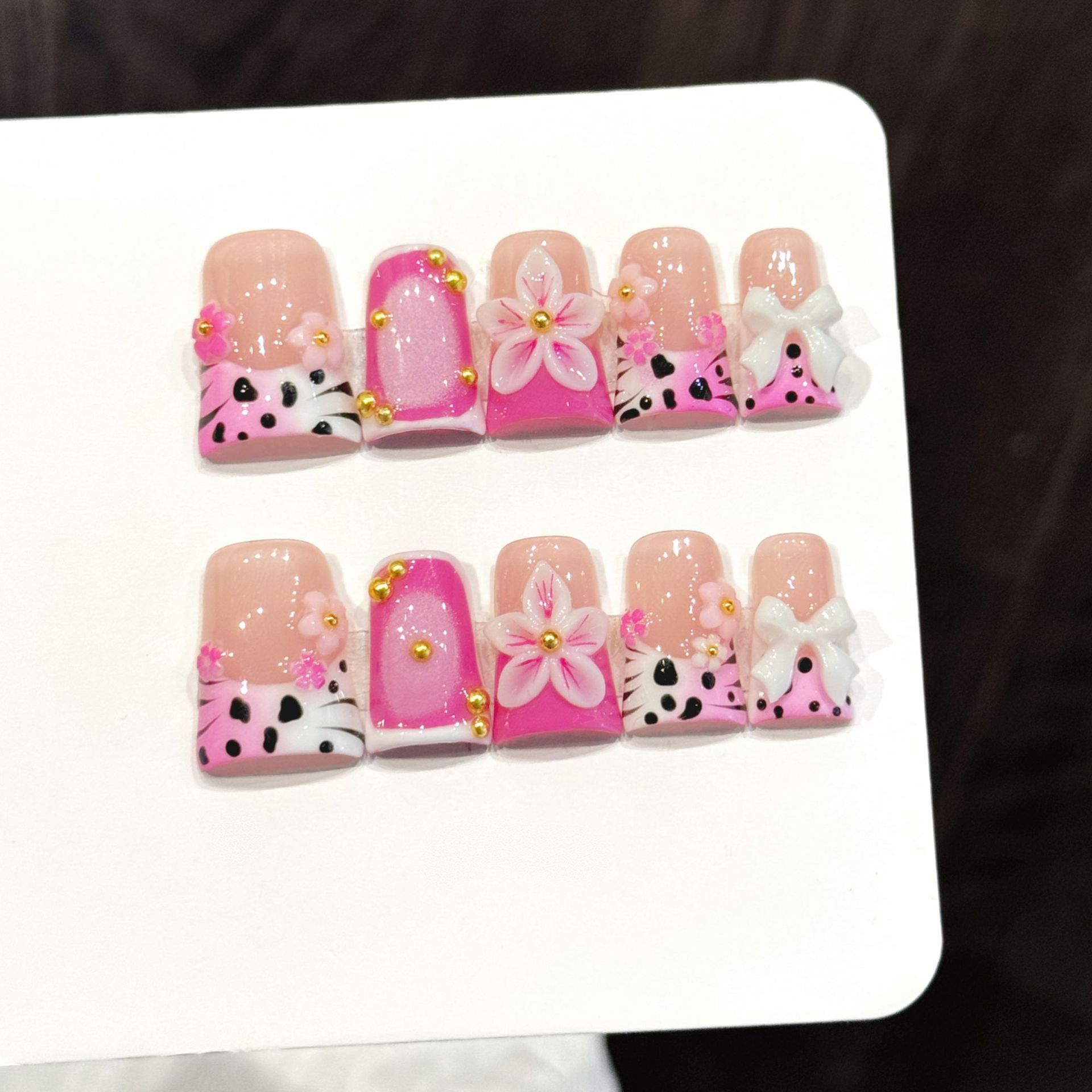 10 шт., накладные ногти в океа – обзор и цена Nail Art Fake