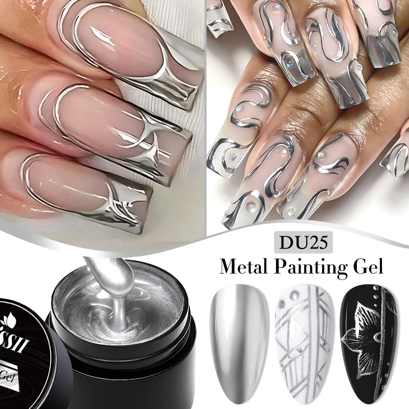 8 мл Металлический гель-лак дл – обзор и цена Nail Art Rose Gold
