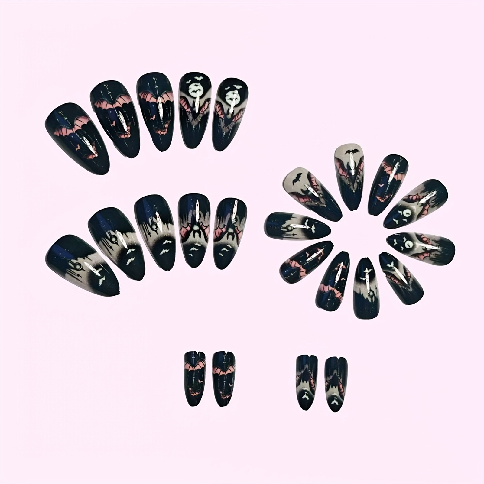 24 шт. накладных ногтей на Хэл – обзор и цена Nail Art Aesthetic