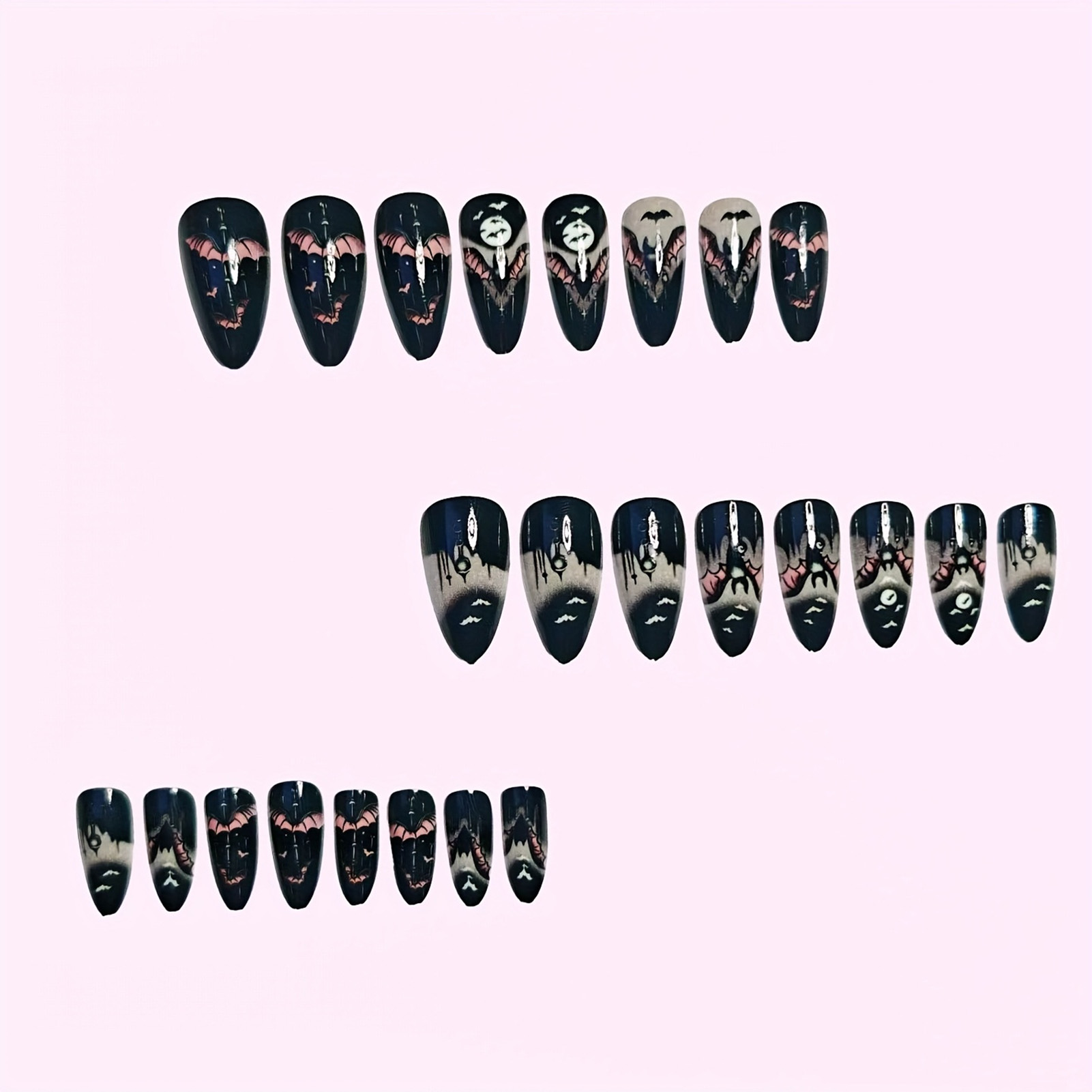 24 шт. накладных ногтей на Хэл – обзор и цена Nail Art Aesthetic