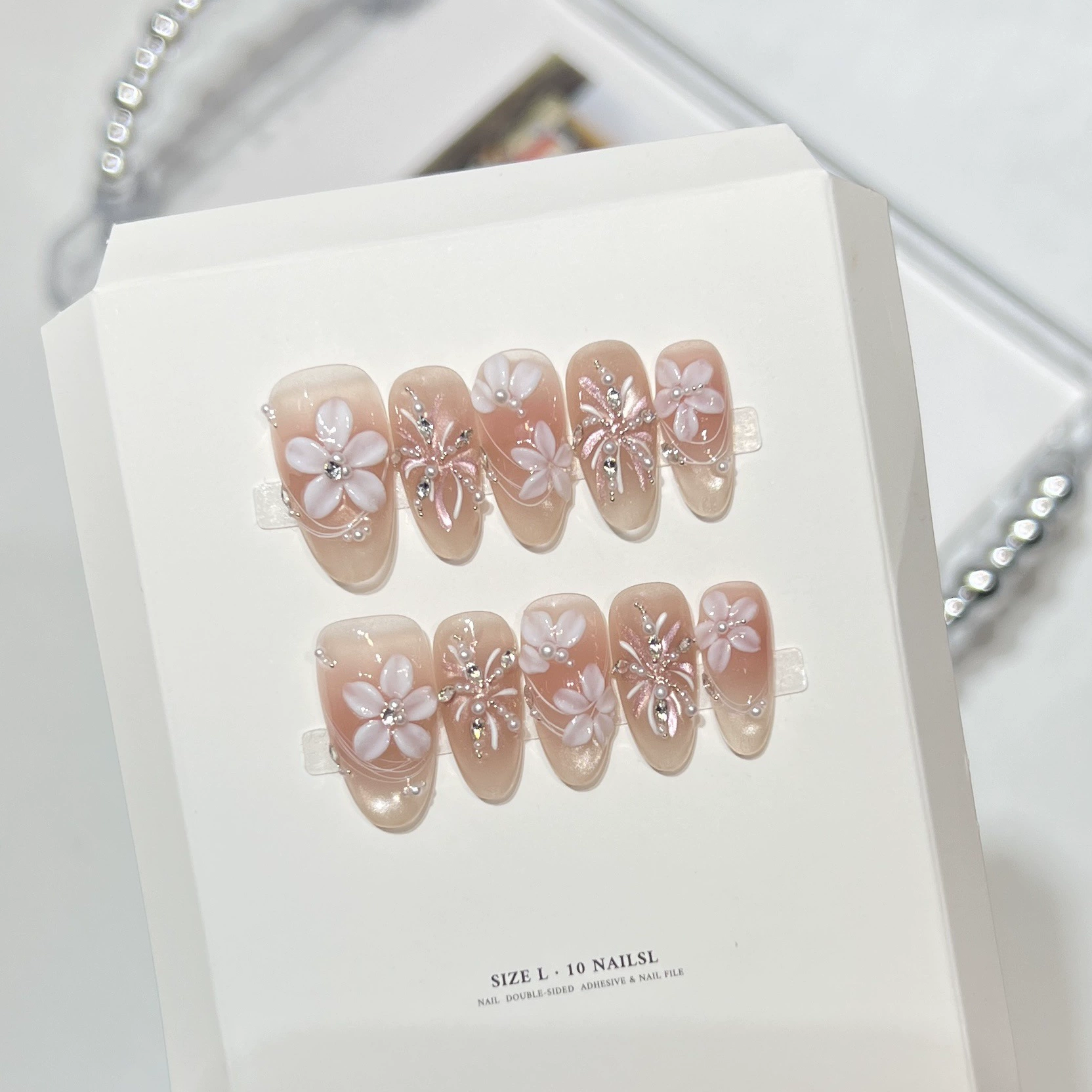 10 шт. накладных ногтей цвета  – обзор и цена Nail Art Aesthetic