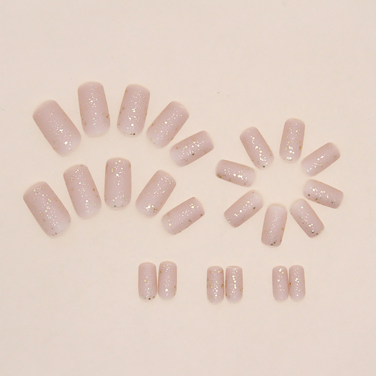 24 шт. квадратные матовые текс – обзор и цена Nail Art Aesthetic